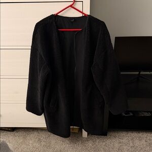 lululemon athletica collarless fleece full zip